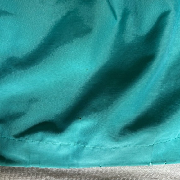 Patagonia Vintage Men Teal Blue Snap 1/4 Zip Hooded Jacket Size L - Picture 9 of 9